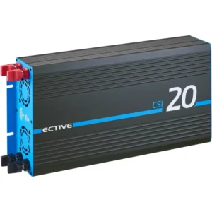 ECTIVE CSI 20 sinuso bangos įkroviklis-keitiklis 2000 W / 12 V sinuso bangos keitiklis su įkrovikliu ir nepertraukiamo veikimo kintamosios srovės generatoriumi (NVS)