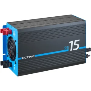 ECTIVE SSI15 4 viename sinuso bangų keitiklis 1500 W / 24 V sinuso bangų keitiklis su MPPT saulės įkrovimo valdikliu, įkrovikliu ir NVS