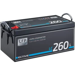ECTIVE LC 260L 12 V LiFePO4 ličio įkrovimo akumuliatorius 260 Ah