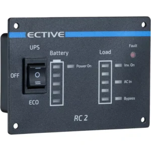 ECTIVE RC2 nuotolinio valdymo pultas su įkrovos lygio indikatoriumi inverteriams