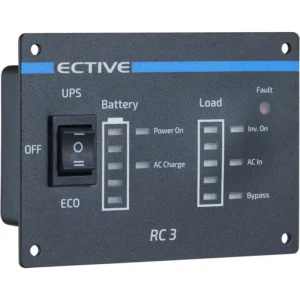 ECTIVE RC3 nuotolinio valdymo pultas su įkrovos lygio indikatoriumi inverteriams