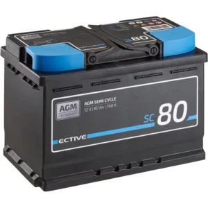 ECTIVE pusciklinis SC80 AGM maitinimo akumuliatorius 80Ah