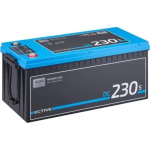 ECTIVE DC 230S AGM gilaus ciklo akumuliatorius su LCD ekranu, 230 Ah gilaus ciklo akumuliatorius