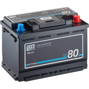 ECTIVE LC 80 BT 12V LiFePO4 ličio maitinimo akumuliatorius 80 Ah