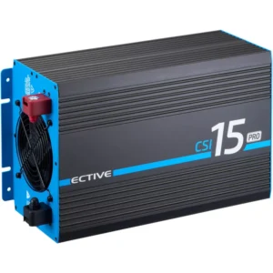 ECTIVE CSI 15 PRO 1500 W / 12 V sinuso bangos keitiklis su tinklo prioritetiniu jungikliu ir įkrovikliu