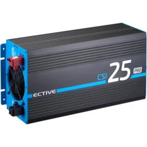 ECTIVE CSI 25 PRO 2500 W / 12 V sinuso bangos keitiklis su tinklo prioritetiniu jungikliu ir įkrovikliu