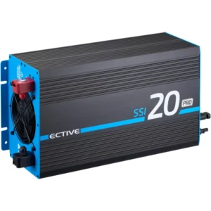 ECTIVE SSI 20 PRO 2000 W / 12 V sinusinės bangos keitiklis su tinklo prioritetiniu perjungimu, įkrovikliu ir įkrovimo valdikliu