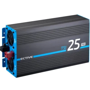 ECTIVE TSI 25 PRO 2500 W / 12 V sinuso bangos keitiklis su tinklo prioritetiniu jungikliu