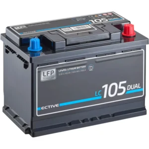 ECTIVE LC 105 dviguba įkrovos baterija 105Ah 12V 1344Wh 1100A