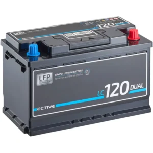 ECTIVE LC 120 dviguba iškrovimo baterija 120Ah 12V 1536Wh 1320A