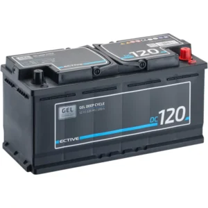 ECTIVE DC 120 gelio gilaus ciklo 120Ah akumuliatorius