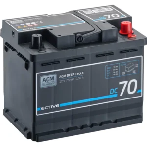 ECTIVE DC 70 AGM gilaus ciklo 70 Ah maitinimo akumuliatorius