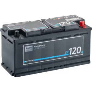 ECTIVE DC 120 AGM gilaus ciklo 120 Ah iškrovimo akumuliatorius