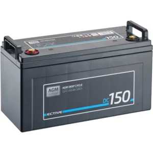 ECTIVE DC 150 AGM gilaus ciklo 150 Ah akumuliatorius